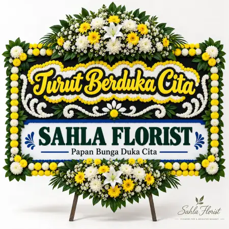 Papan Bunga Duka Delta Silicon