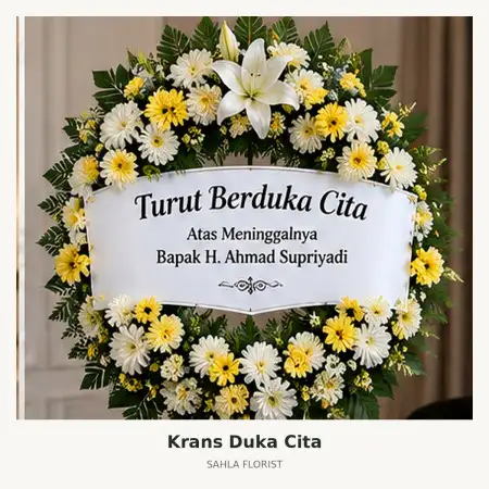Krans Bunga Duka Delta Silicon
